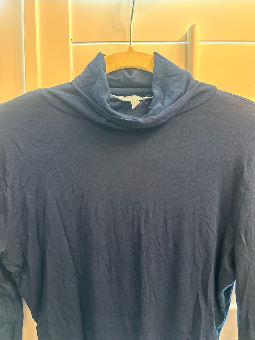 Hill House Men's Navy Turtleneck Sweater